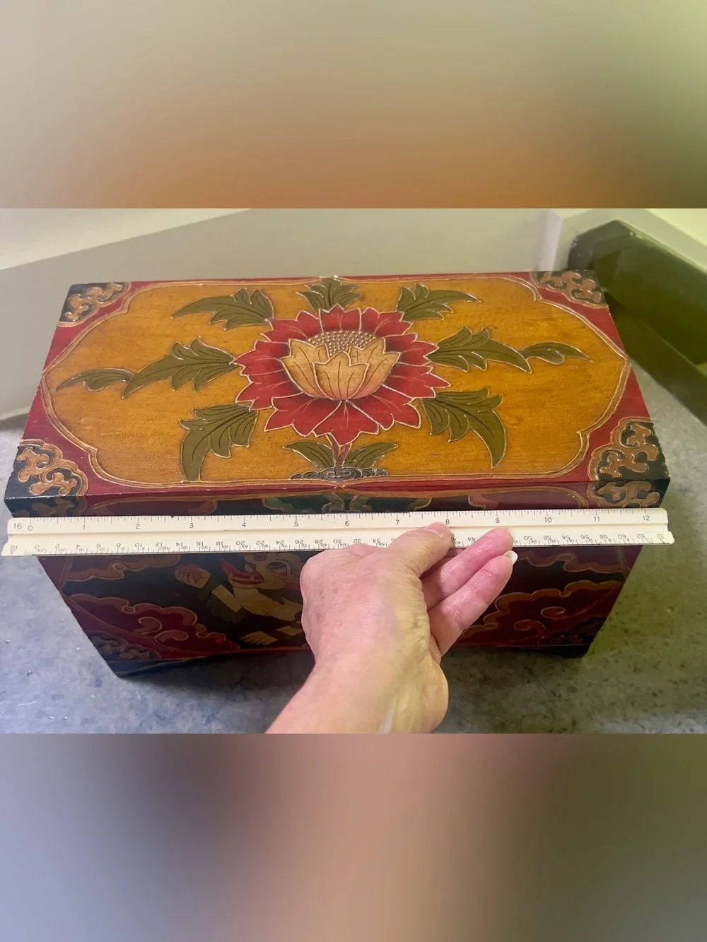 Boho Trinket Box from the Katmandu Valley in Nepal